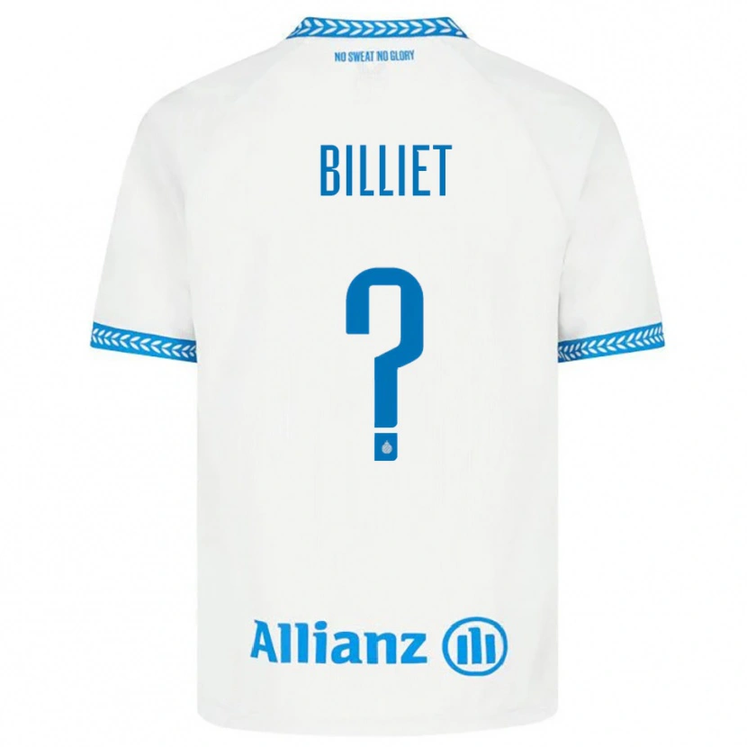 Danxen Men Jonah Billiet #0 Blue White Away Jersey 2025/26 T-Shirt
