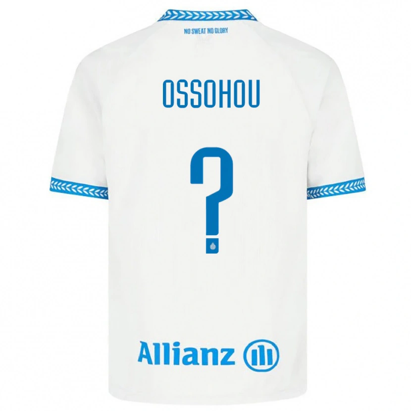 Danxen Men Clever Ossohou #0 Blue White Away Jersey 2025/26 T-Shirt
