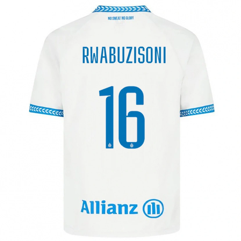 Danxen Men Noah Rwabuzisoni #16 Blue White Away Jersey 2025/26 T-Shirt