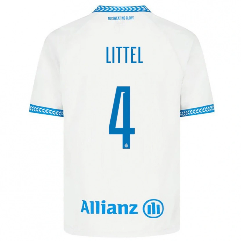 Danxen Men Amy Littel #4 Blue White Away Jersey 2025/26 T-Shirt