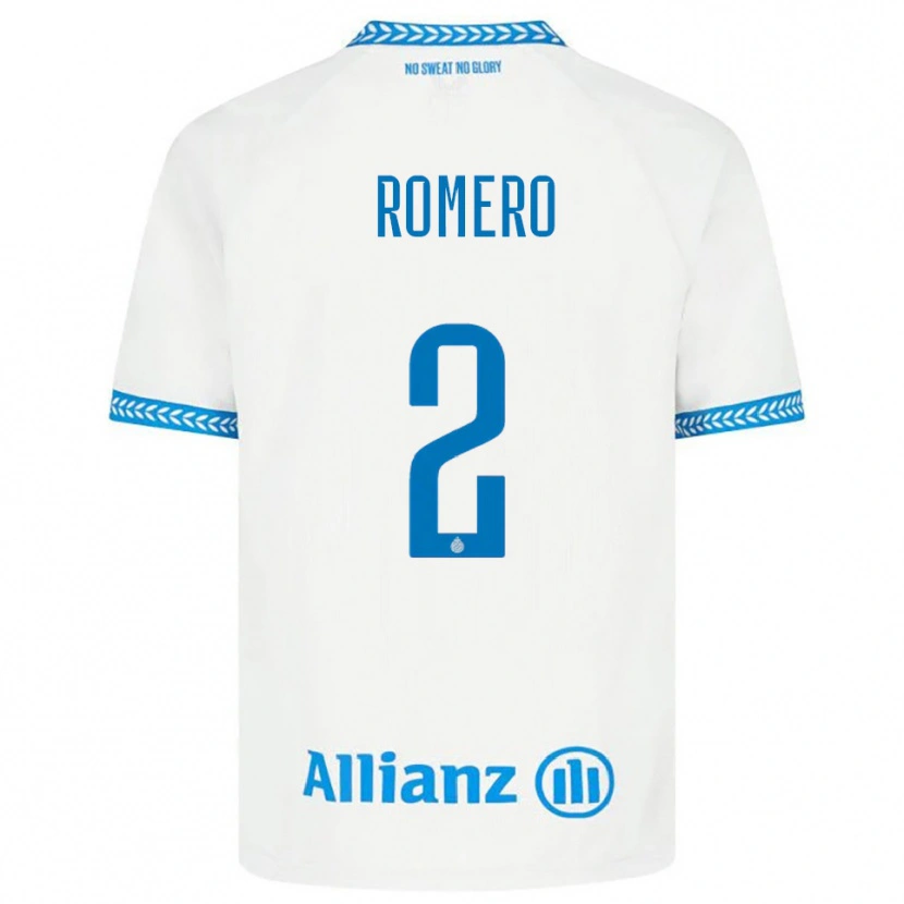Danxen Men Zaid Romero #2 Blue White Away Jersey 2025/26 T-Shirt