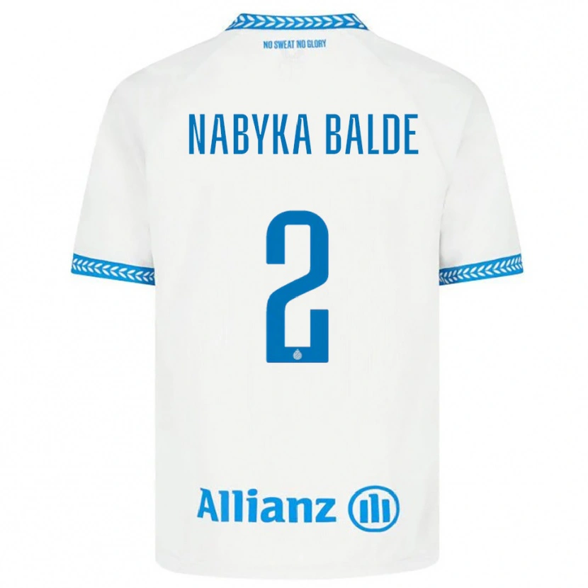 Danxen Men Mamadou Balde #2 Blue White Away Jersey 2025/26 T-Shirt