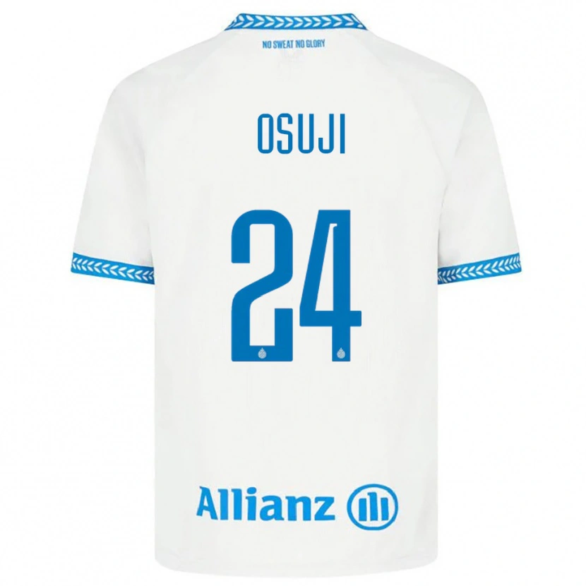 Danxen Men Vince Osuji #24 Blue White Away Jersey 2025/26 T-Shirt