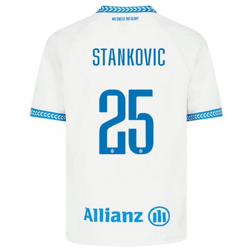 Danxen Men Aleksandar Stanković #25 Blue White Away Jersey 2025/26 T-Shirt