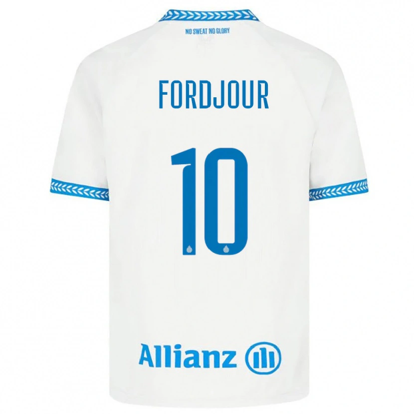 Danxen Men Richmond Fordjour #10 Blue White Away Jersey 2025/26 T-Shirt