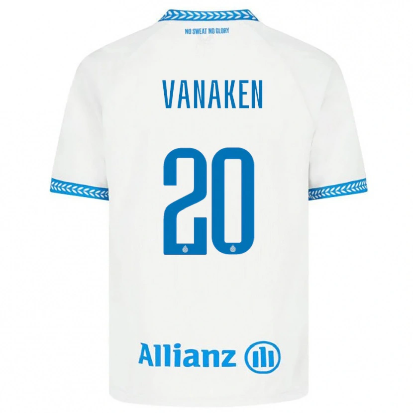 Danxen Men Hans Vanaken #20 Blue White Away Jersey 2025/26 T-Shirt