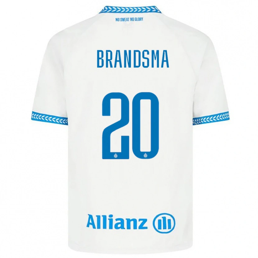 Danxen Men Ilke Brandsma #20 Blue White Away Jersey 2025/26 T-Shirt
