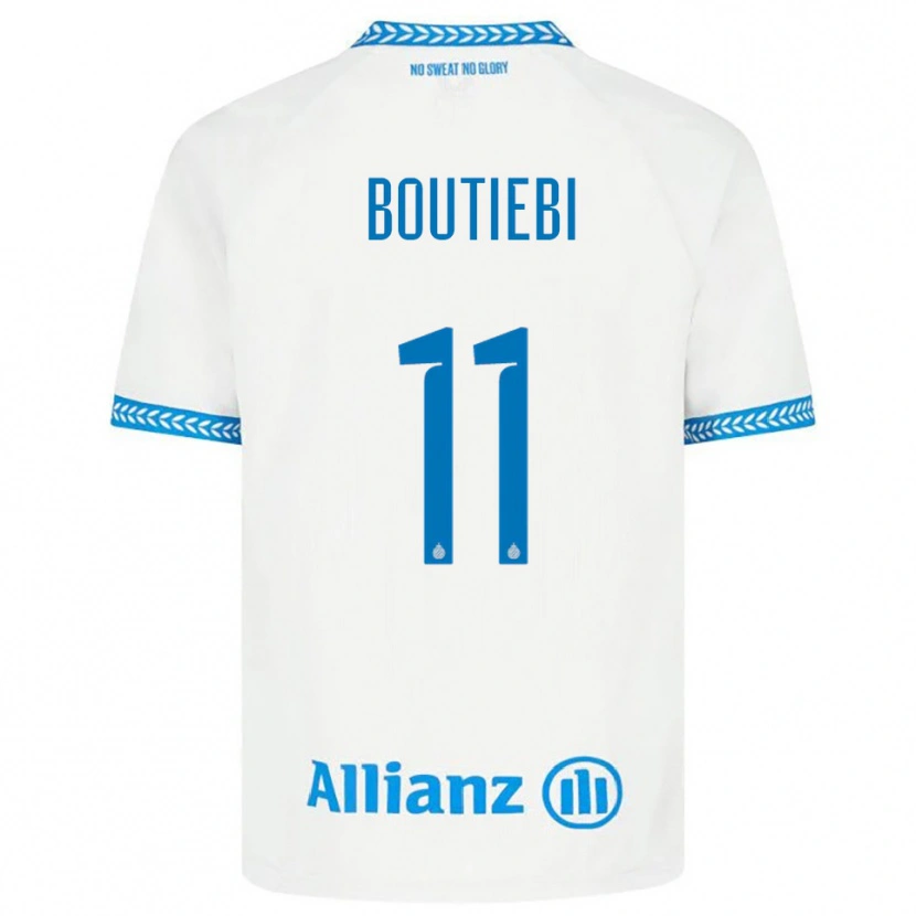 Danxen Men Rania Boutiebi #11 Blue White Away Jersey 2025/26 T-Shirt