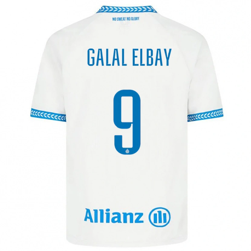 Danxen Men Mohamed Galal Elbay #9 Blue White Away Jersey 2025/26 T-Shirt
