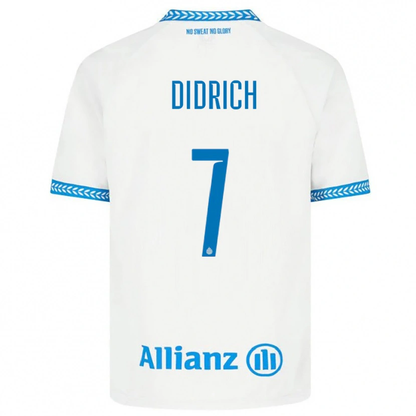 Danxen Men Brian Didrich #7 Blue White Away Jersey 2025/26 T-Shirt