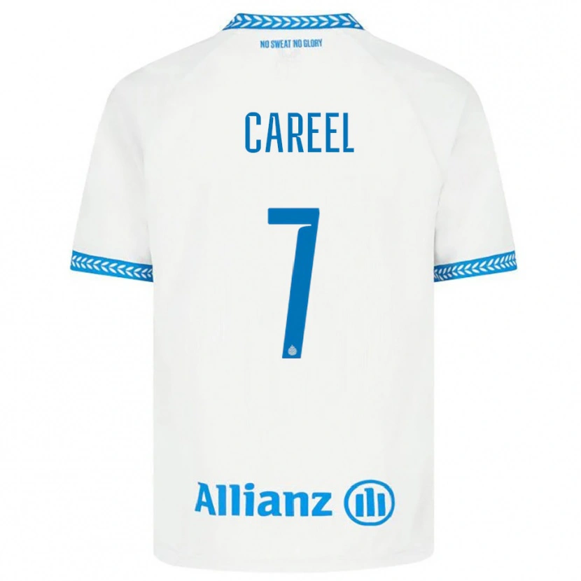 Danxen Men Oona Careel #7 Blue White Away Jersey 2025/26 T-Shirt