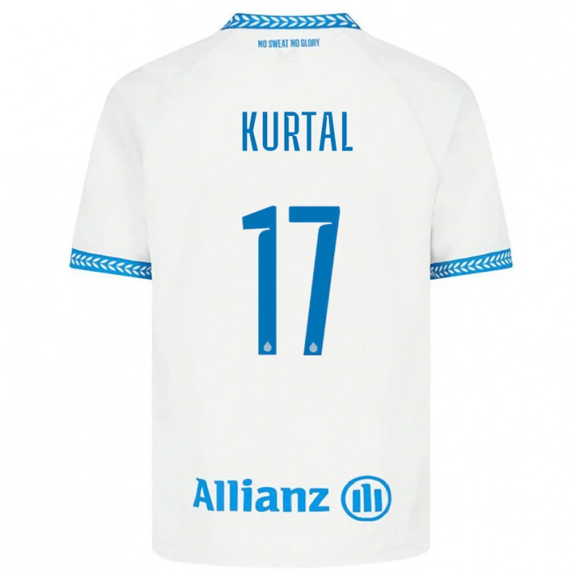 Danxen Men Utku Kurtal #17 Blue White Away Jersey 2025/26 T-Shirt