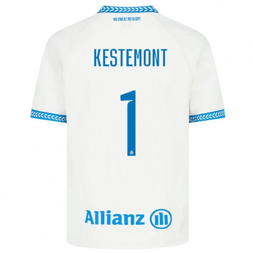 Danxen Men Thibeau Kestemont #1 Blue White Away Jersey 2025/26 T-Shirt