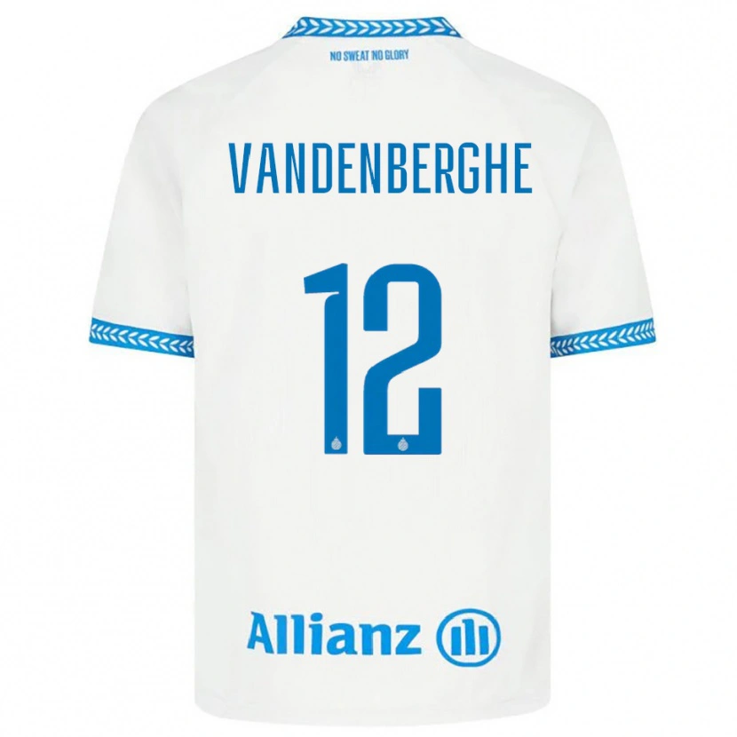Danxen Men Xander Vandenberghe #12 Blue White Away Jersey 2025/26 T-Shirt