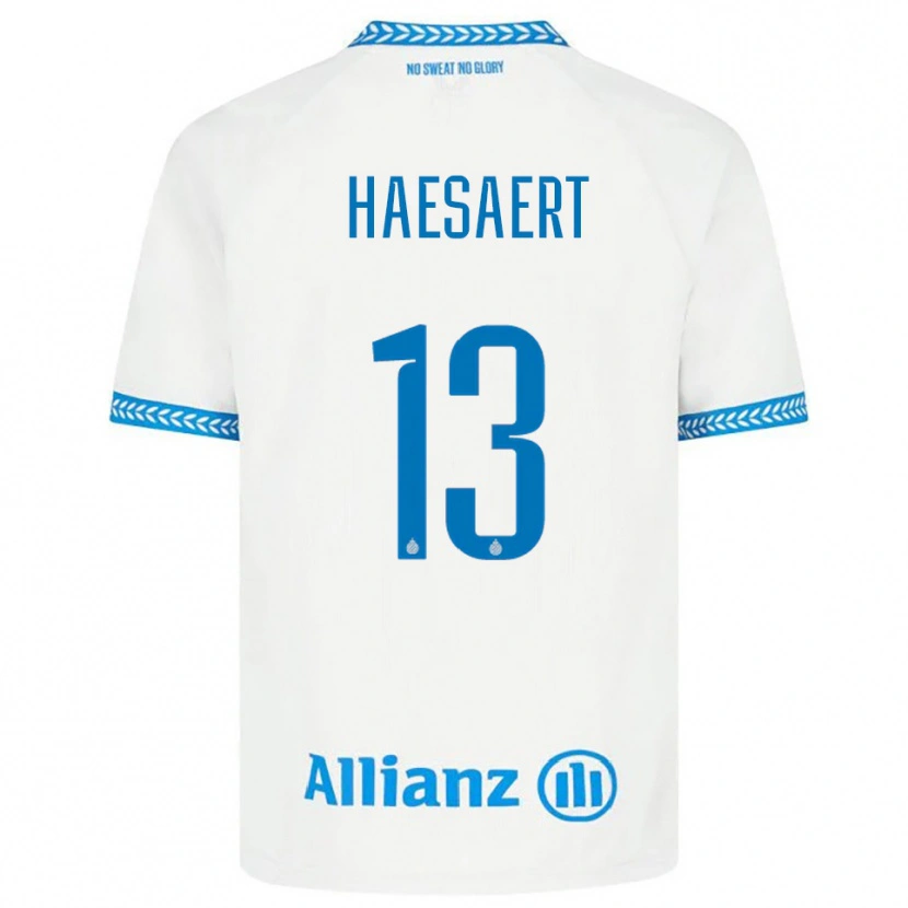 Danxen Men Mateo Haesaert #13 Blue White Away Jersey 2025/26 T-Shirt