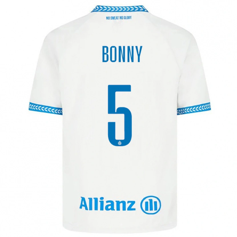 Danxen Men Chionne Bonny #5 Blue White Away Jersey 2025/26 T-Shirt