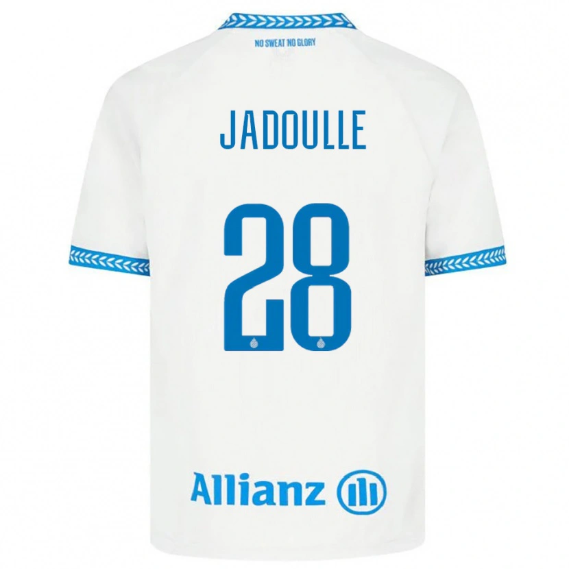 Danxen Men Romane Jadoulle #28 Blue White Away Jersey 2025/26 T-Shirt