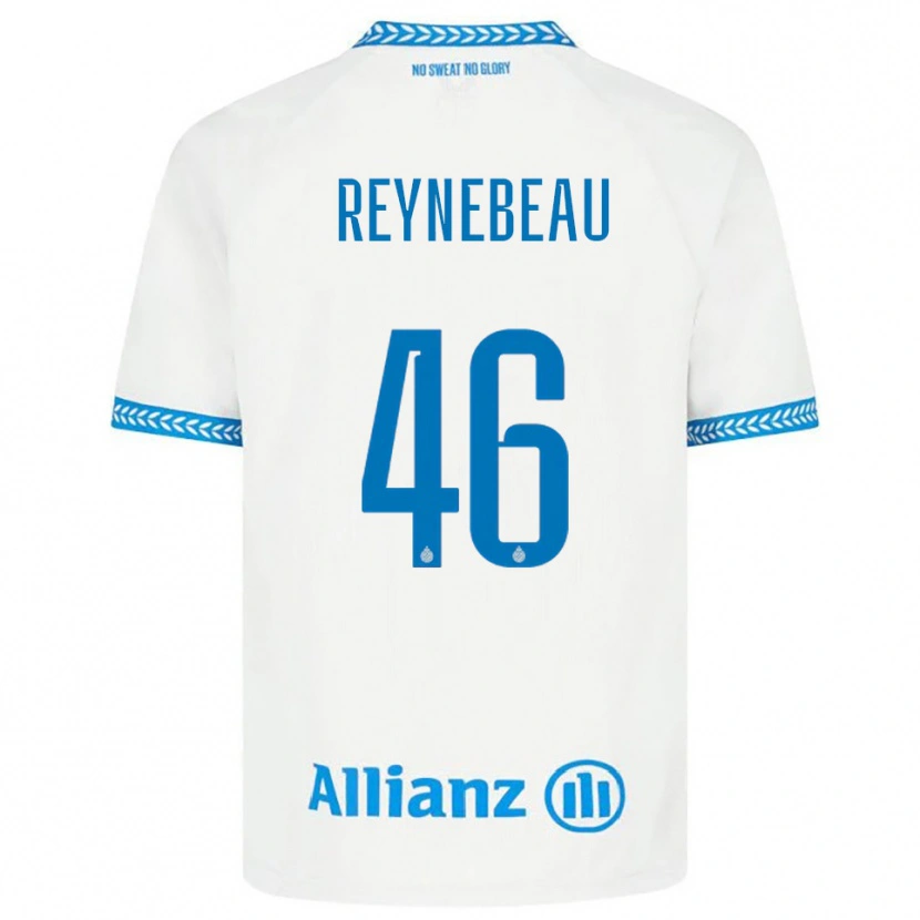 Danxen Men Clementine Reynebeau #46 Blue White Away Jersey 2025/26 T-Shirt