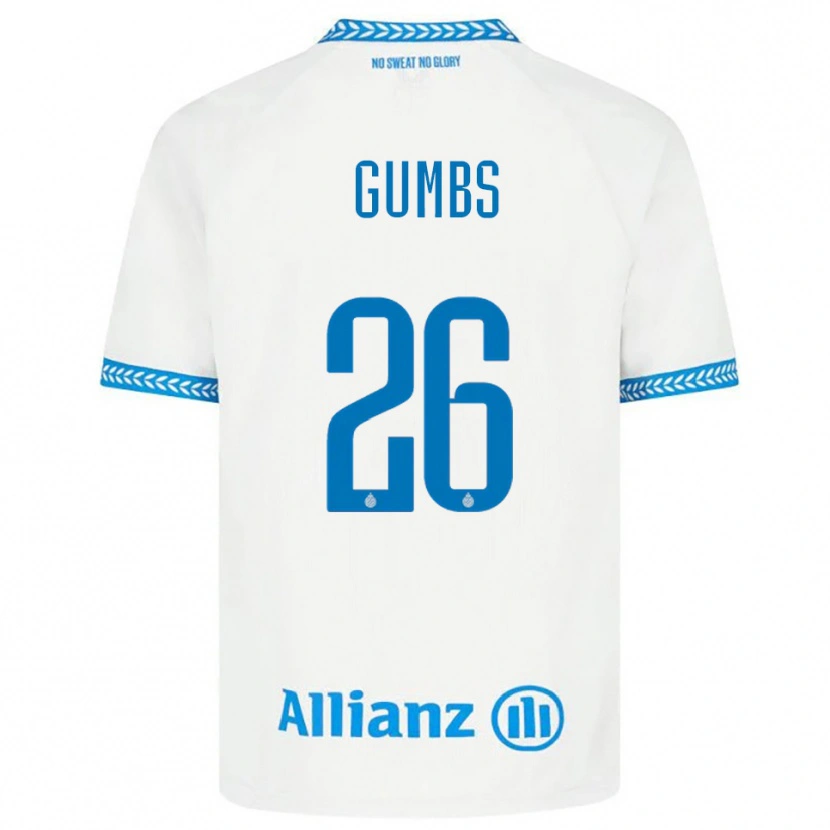 Danxen Men Aisse Gumbs #26 Blue White Away Jersey 2025/26 T-Shirt