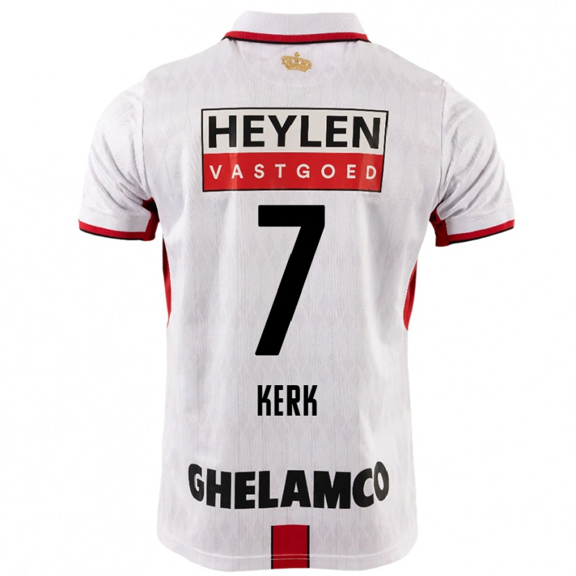 Danxen Men Gyrano Kerk #7 White Red Away Jersey 2025/26 T-Shirt