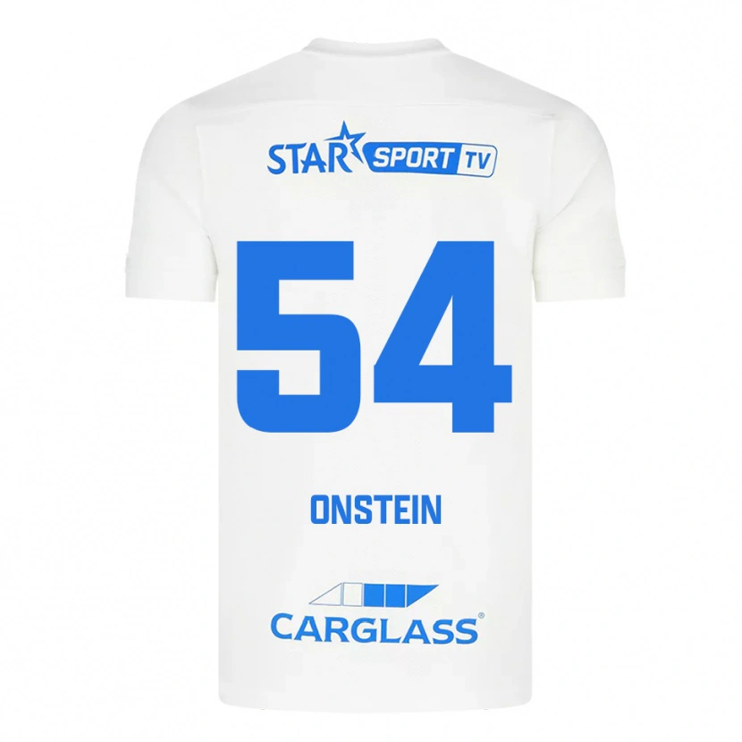 Danxen Men Juwensley Onstein #54 White Blue Away Jersey 2025/26 T-Shirt