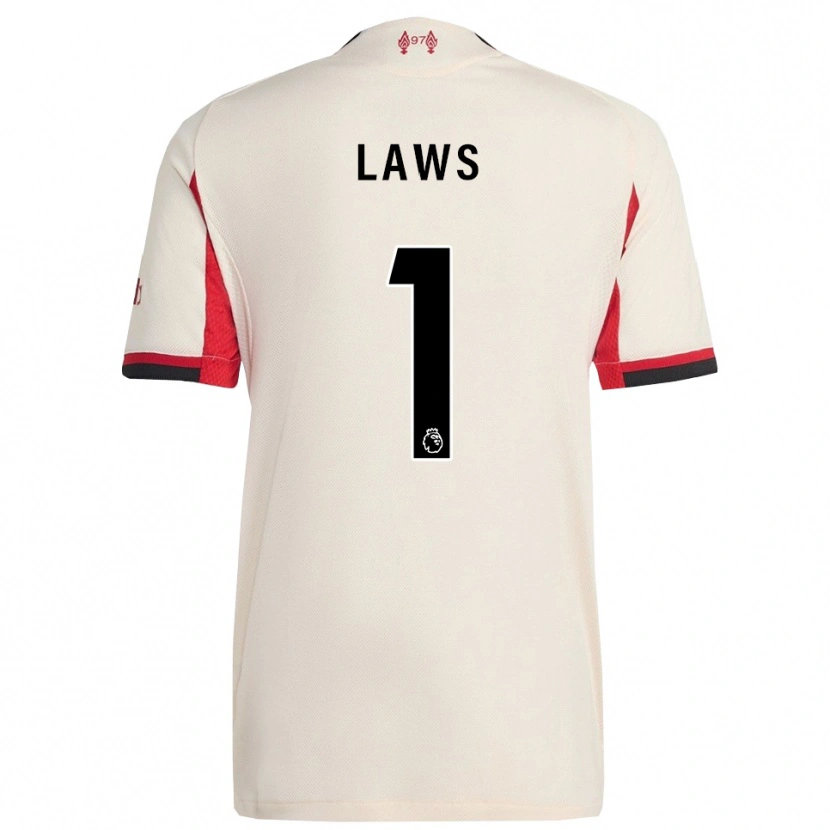 Danxen Men Rachael Laws #1 White Black Away Jersey 2025/26 T-Shirt