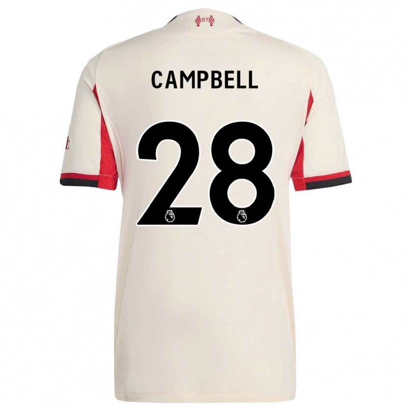 Danxen Men Megan Campbell #28 White Black Away Jersey 2025/26 T-Shirt