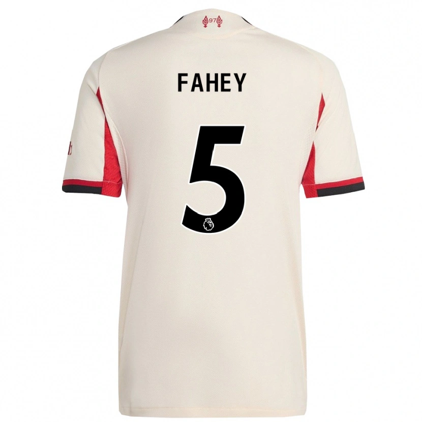 Danxen Men Niamh Fahey #5 White Black Away Jersey 2025/26 T-Shirt
