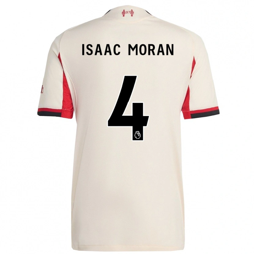 Danxen Men Isaac Moran #4 White Black Away Jersey 2025/26 T-Shirt