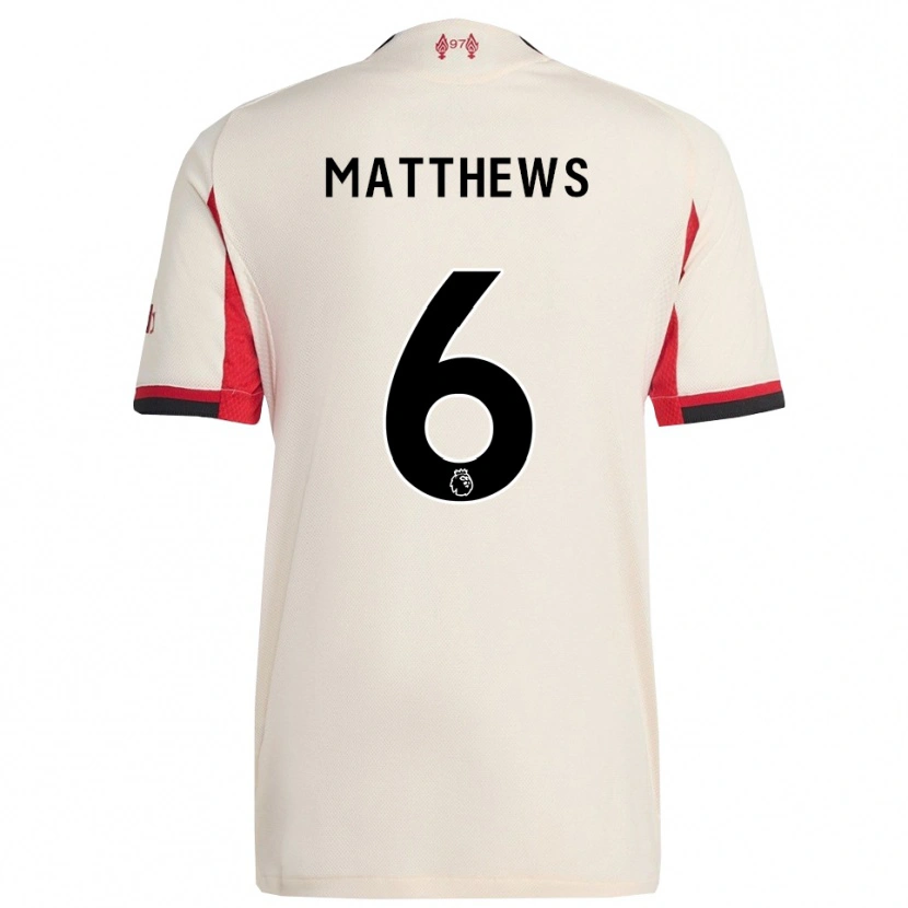 Danxen Men Jasmine Matthews #6 White Black Away Jersey 2025/26 T-Shirt
