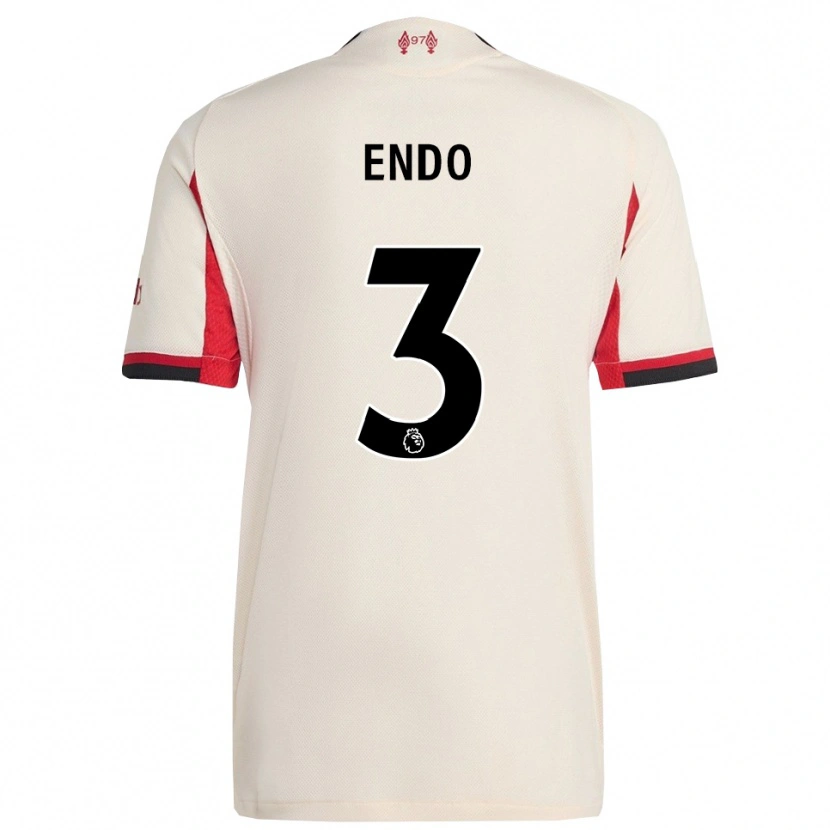 Danxen Men Wataru Endo #3 White Black Away Jersey 2025/26 T-Shirt