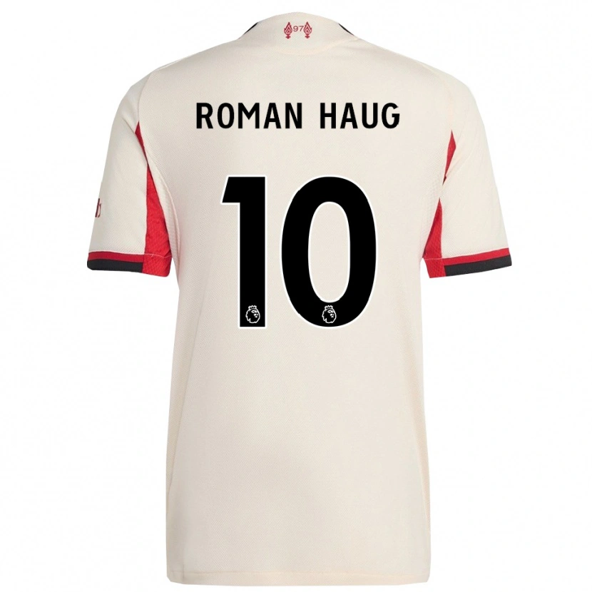 Danxen Men Sophie Román Haug #10 White Black Away Jersey 2025/26 T-Shirt