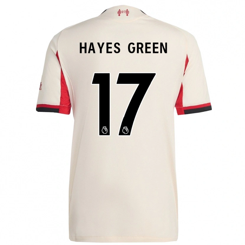 Danxen Men Charlie Hayes-Green #17 White Black Away Jersey 2025/26 T-Shirt