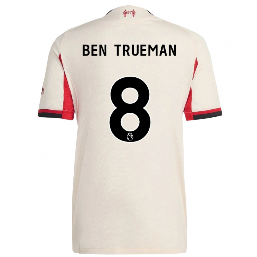 Danxen Men Ben Trueman #8 White Black Away Jersey 2025/26 T-Shirt