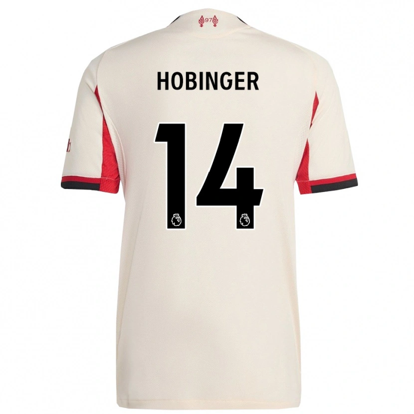 Danxen Men Marie Höbinger #14 White Black Away Jersey 2025/26 T-Shirt
