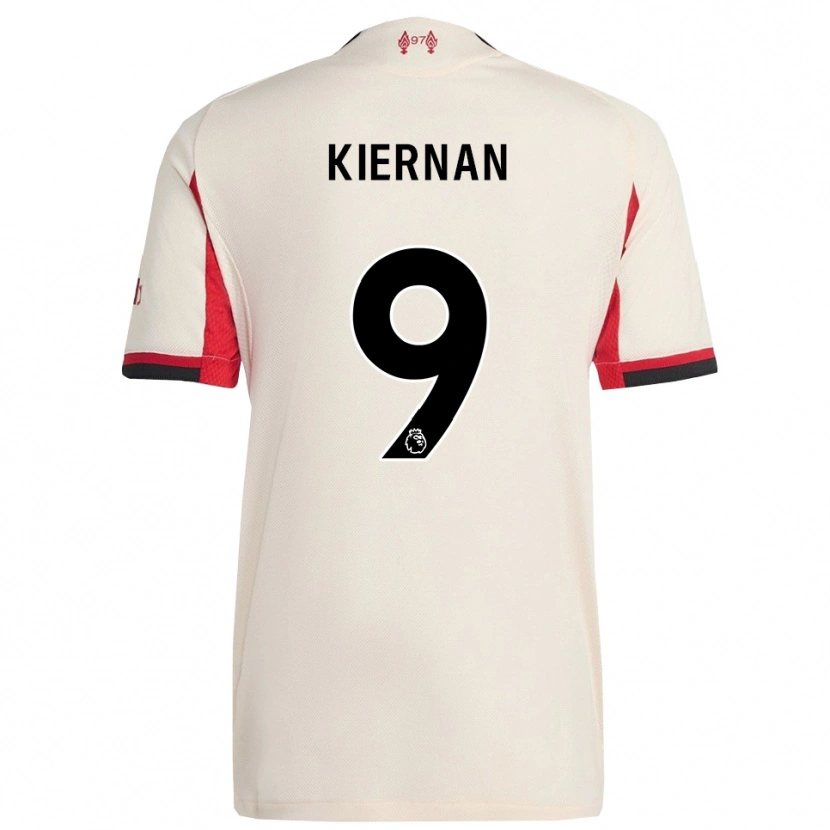 Danxen Men Leanne Kiernan #9 White Black Away Jersey 2025/26 T-Shirt