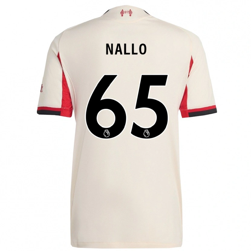 Danxen Men Amara Nallo #65 White Black Away Jersey 2025/26 T-Shirt