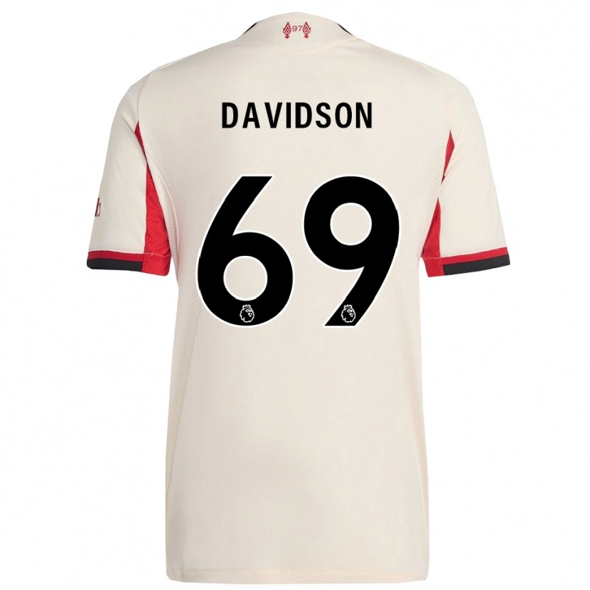 Danxen Men Josh Davidson #69 White Black Away Jersey 2025/26 T-Shirt