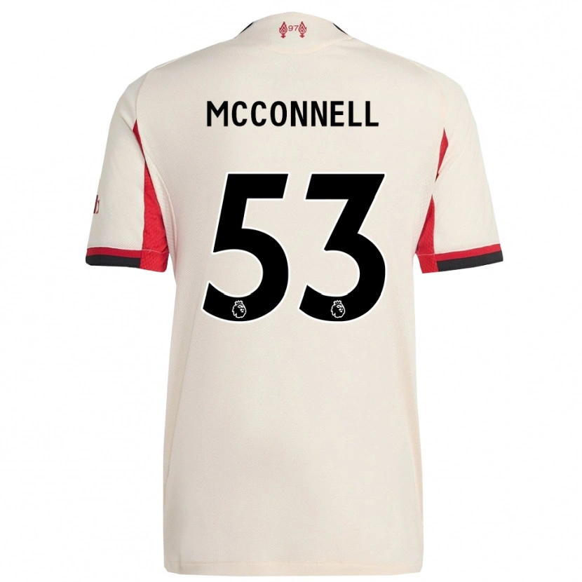 Danxen Men James Mcconnell #53 White Black Away Jersey 2025/26 T-Shirt