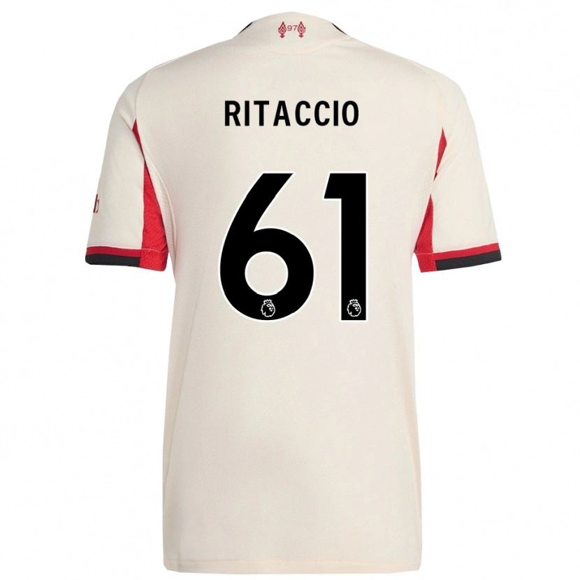 Danxen Men Matteo Ritaccio #61 White Black Away Jersey 2025/26 T-Shirt