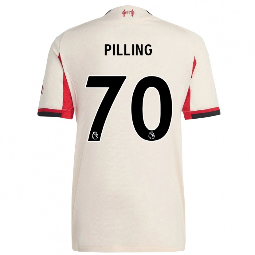 Danxen Men Tommy Pilling #70 White Black Away Jersey 2025/26 T-Shirt
