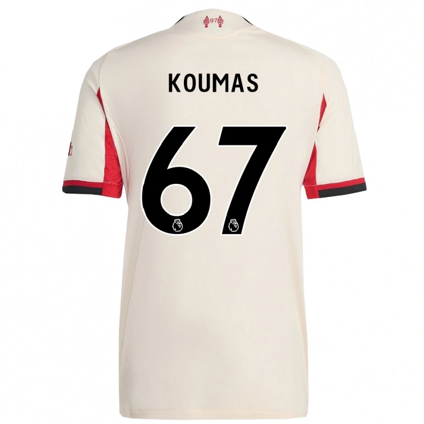 Danxen Men Lewis Koumas #67 White Black Away Jersey 2025/26 T-Shirt