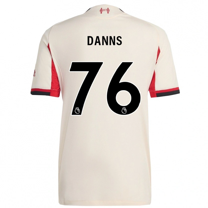Danxen Men Jayden Danns #76 White Black Away Jersey 2025/26 T-Shirt