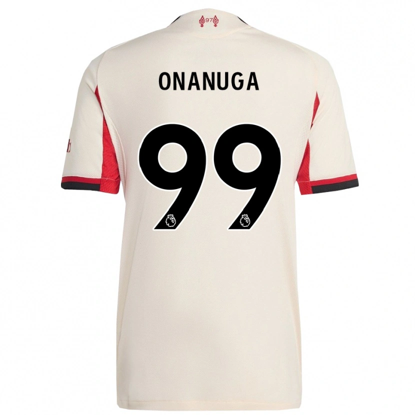 Danxen Men Fola Onanuga #99 White Black Away Jersey 2025/26 T-Shirt