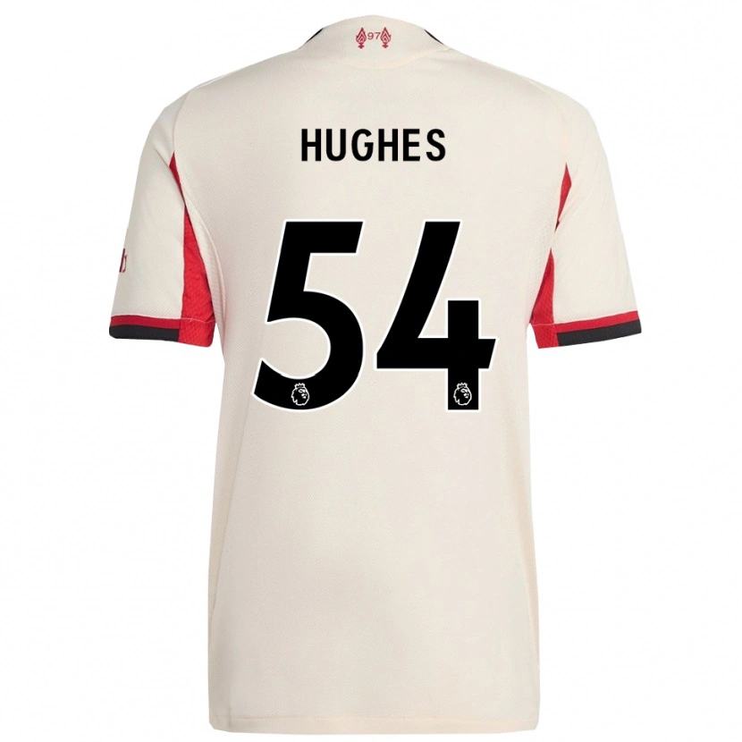 Danxen Men Liam Hughes #54 White Black Away Jersey 2025/26 T-Shirt