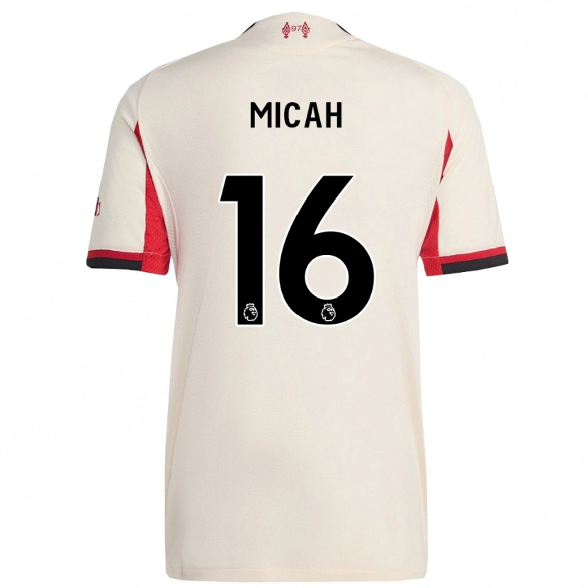 Danxen Men Teagan Micah #16 White Black Away Jersey 2025/26 T-Shirt