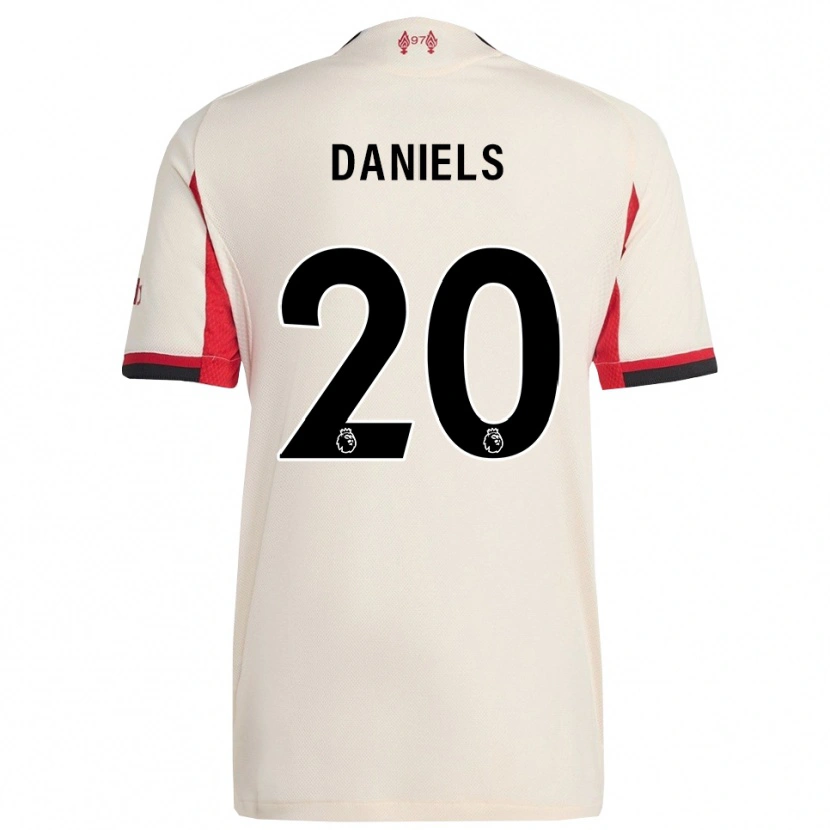 Danxen Men Yana Daniels #20 White Black Away Jersey 2025/26 T-Shirt