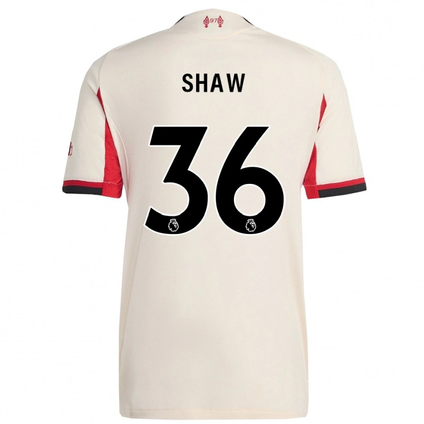 Danxen Men Zara Shaw #36 White Black Away Jersey 2025/26 T-Shirt
