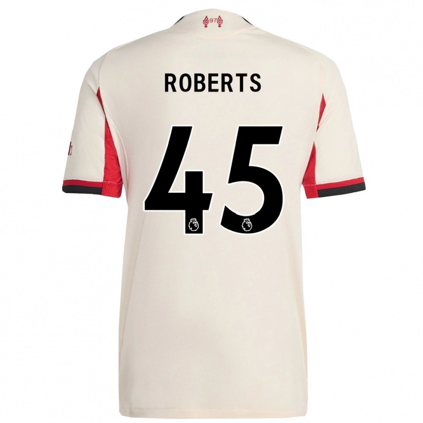 Danxen Men Iwan Roberts #45 White Black Away Jersey 2025/26 T-Shirt