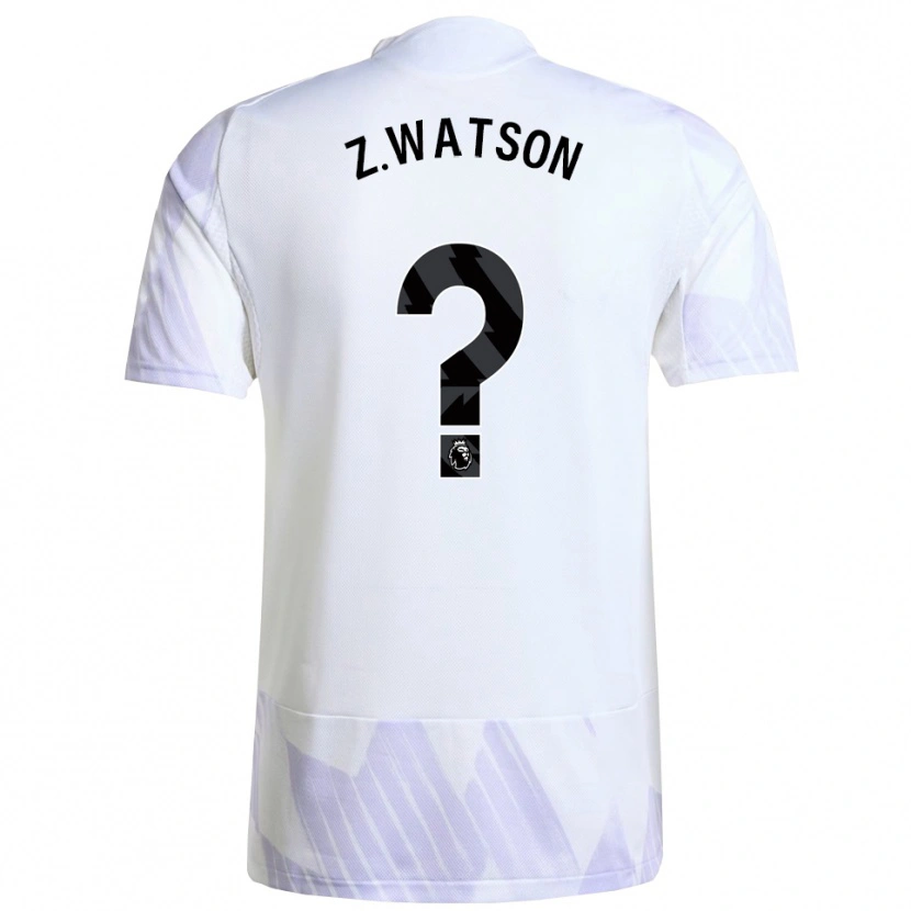 Danxen Men Zac Watson #0 White Purple Purple Away Jersey 2025/26 T-Shirt